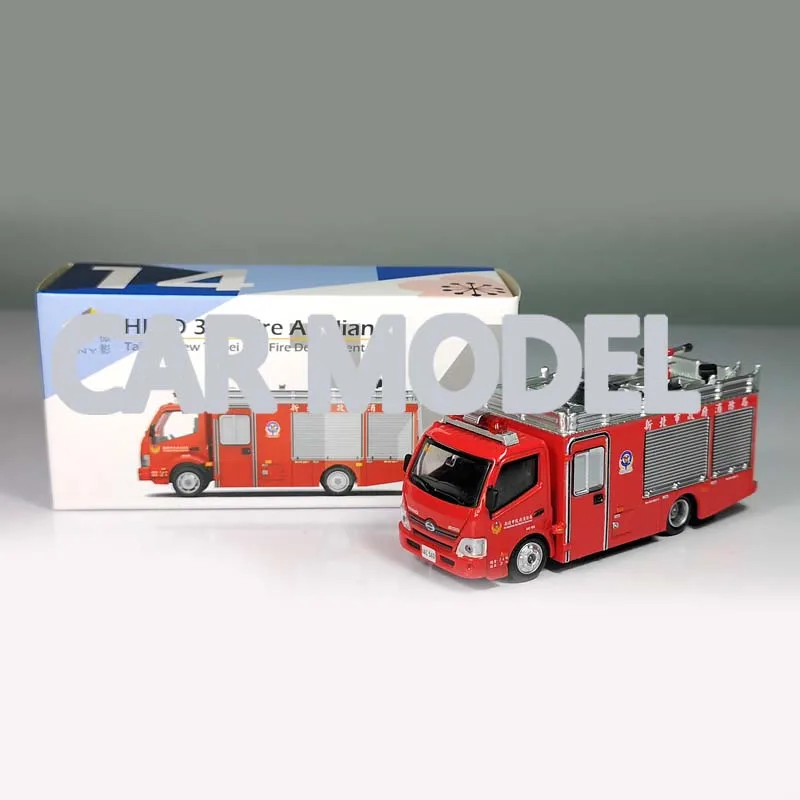 

1:76 scale Alloy Toy Vehicles tiny TW14 300 Taiwan Fire truck Car Model Of Children's Toy Car Original Authentic Kids Toys
