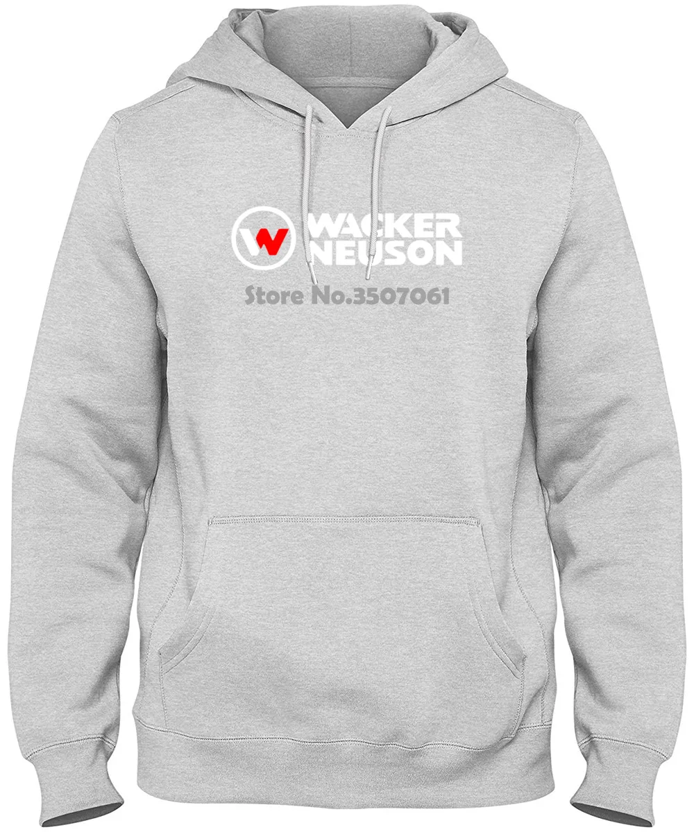 Новинка Wacker Neuson строительная техника логотип черный крутой Повседневный рукава