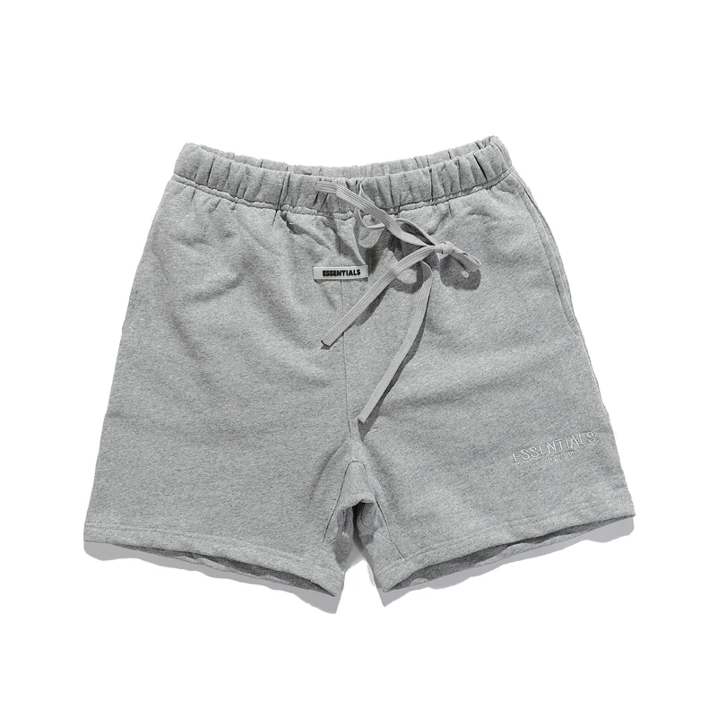

Harajuku Drawstring Joggers Casual Shorts Mens Straight Letter Oversize Summer Knee Length Pants Streetwear Five Point Pants