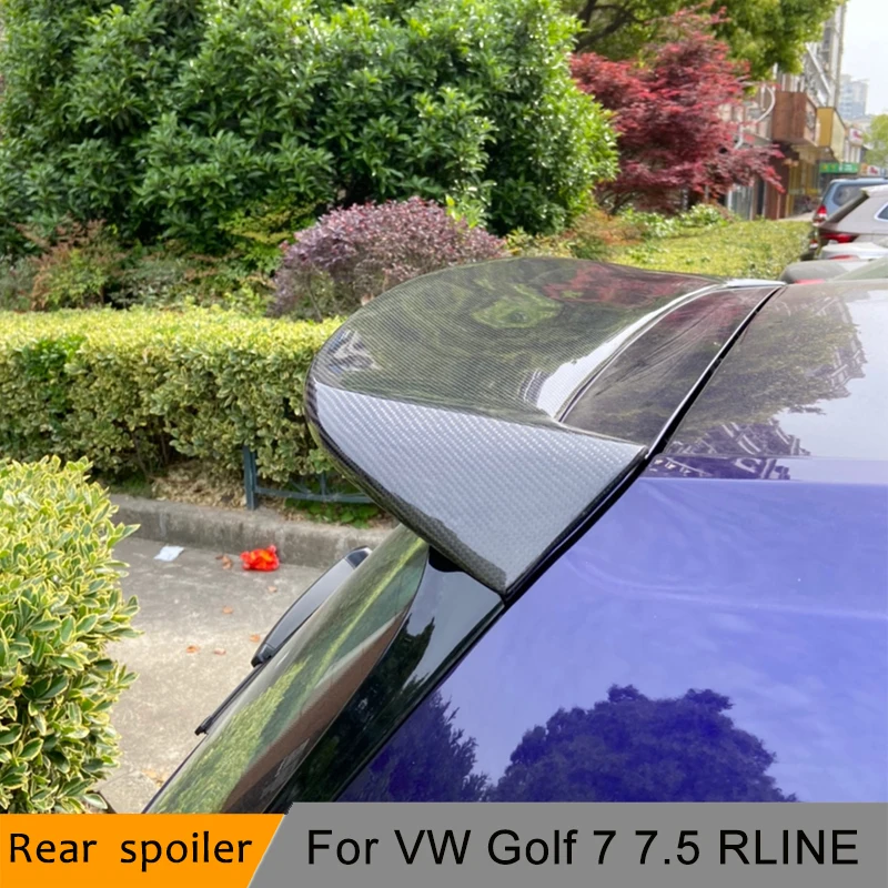 Задний спойлер из углеродного волокна на крышу губа для крыла лобового стекла