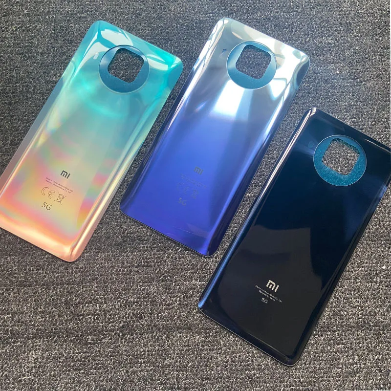 Крышка батарейного отсека для Xiaomi Mi 10T Lite 5G Задняя стеклянная панель Mi10T 10i 6 67