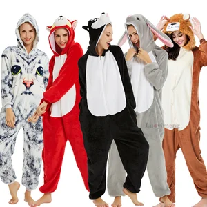 Пижама женская фланелевая в виде единорога и единорога