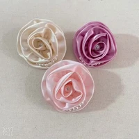 15 colors safety pins top new handmade flower lapel pin fashion suit boutonniere rose shape stick brooches mens accessorie