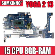 For Lenovo YOGA 2 13 Laptop Motherboard ZIVY0 LA-A921P With I5 CPU 8GB-RAM 5B20G19207 5B20G55972 100% Fully Tested