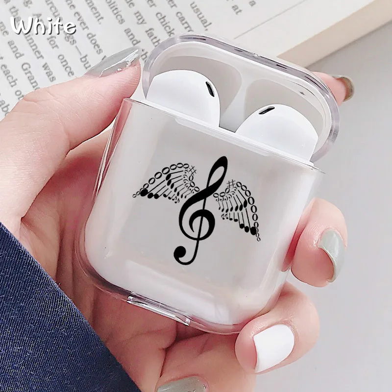 Мультяшный чехол для наушников Apple airpods Bluetooth силиконовый Airpods 1/2 прозрачный