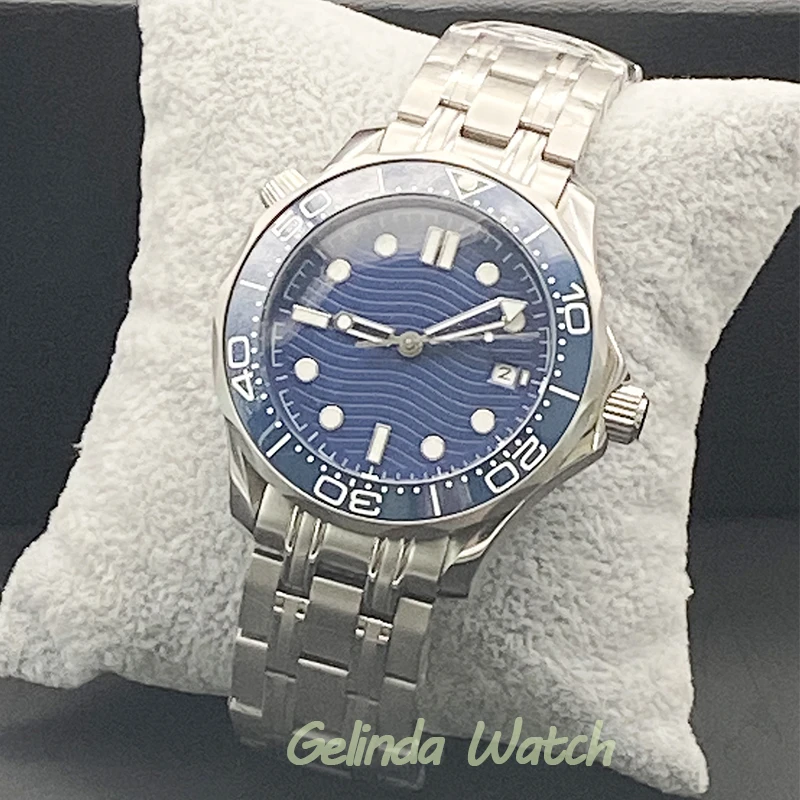 Роскошные 41 мм прозрачные односторонние керамические часы кольцо