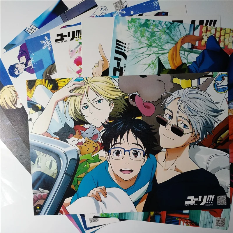

8*(42x29cm)YURI!!! on ICE posters Anime posters Wall Stickers