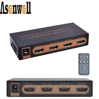 hdmi compatible switch hub 3 in 1 out 4k60hz uhd hdr 3 port 4k remote ir control 18gbps 1080p 3d hdcp2 2 hdmi splitter selector