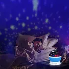 Ночник-ночсветильник звездное небо, вращающийся, разноцветный, с батарейкой и USB-разъемом