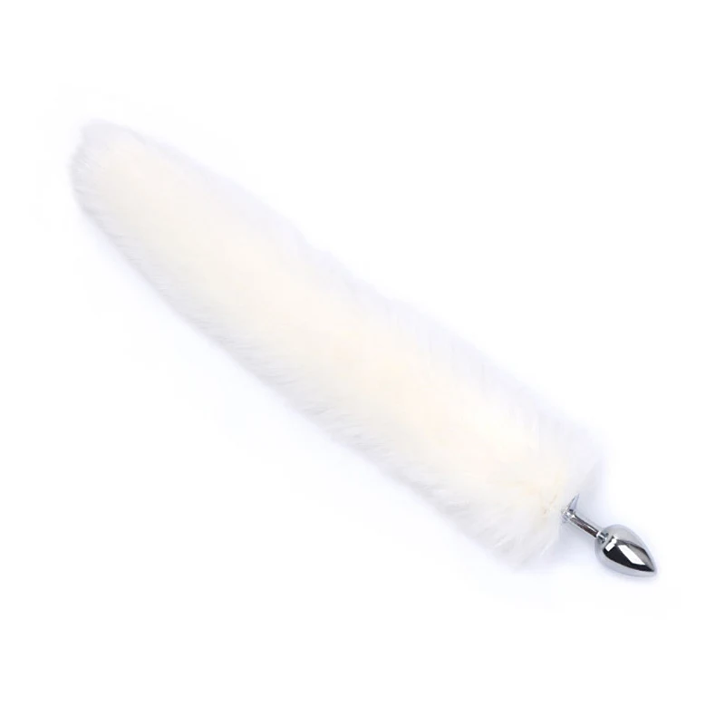 Анальная пробка для взрослых игр лисий хвост из нержавеющей стали секс продукты