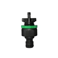 2 pieces 16mm quick connector garden watering faucet hose connector 14 pipe fittings irrigation system thread adapter