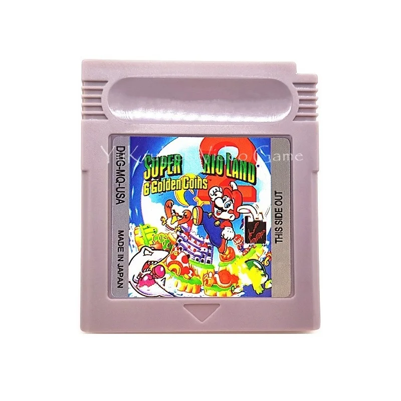 Картридж SuperMarioLand для видеоигр, картридж с золотыми монетами 2-6, 16 бит, для консолей Nintendo GBC GBA NDS 3DS