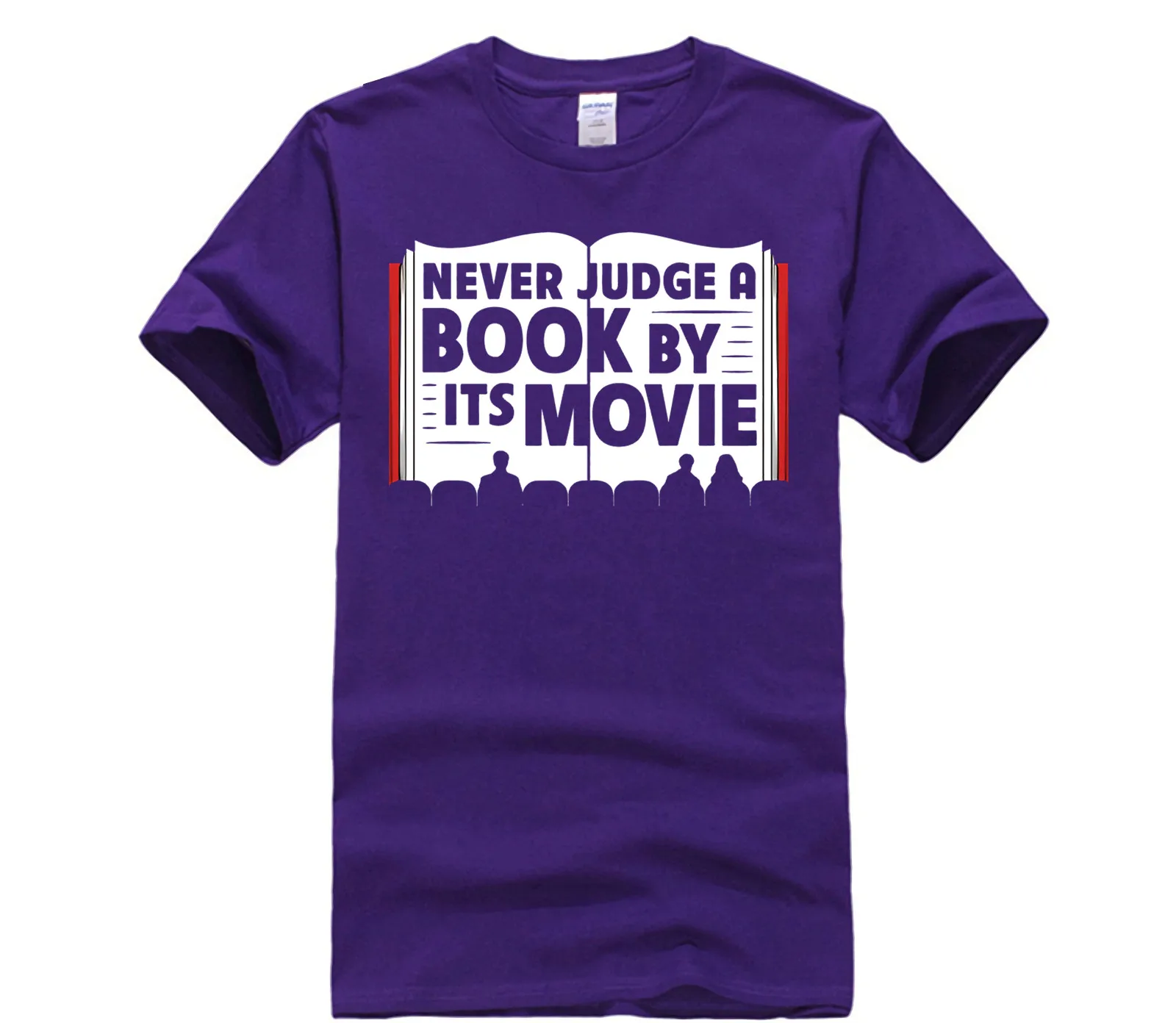 

for mans Never Judge A Book By Its Movie Newest 2020 Fashion T Shirt Fashion printing Short Mens Sleeve T-shirt