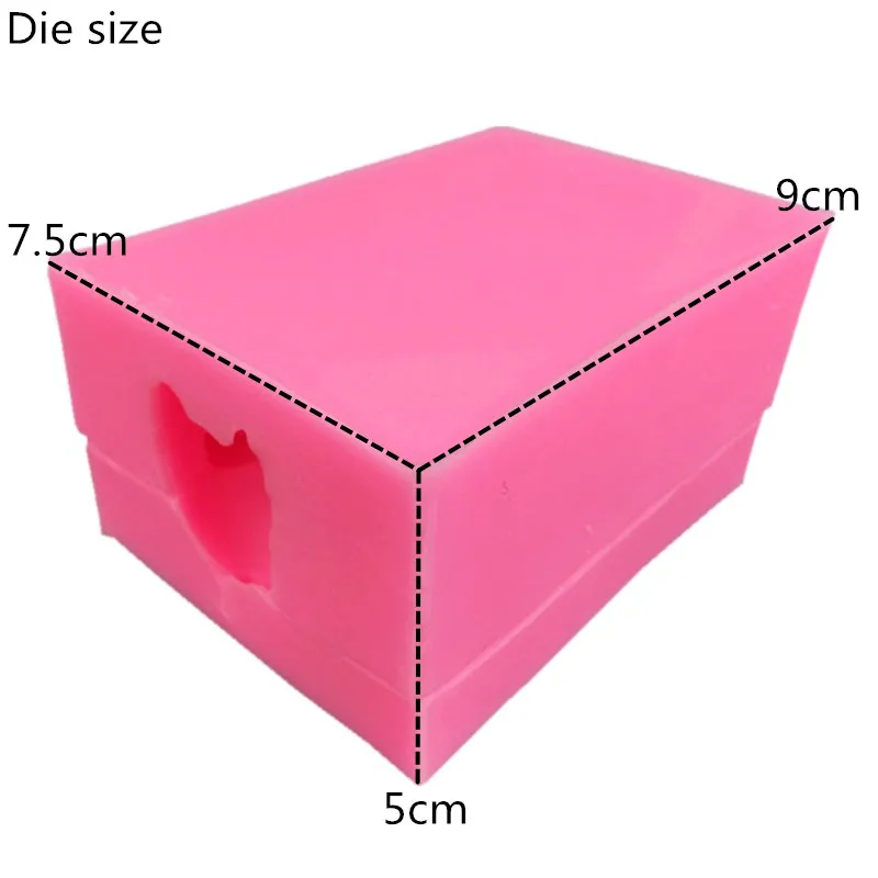 Силиконовая форма сделай сам в виде симпатичного мультяшного оленя Сика для
