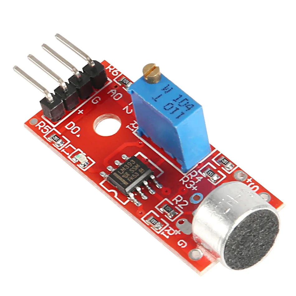 

New Microphone Voice Sound Sensor Detection Module For Arduino AVR PIC Analog Digital Output Sensors KY-037