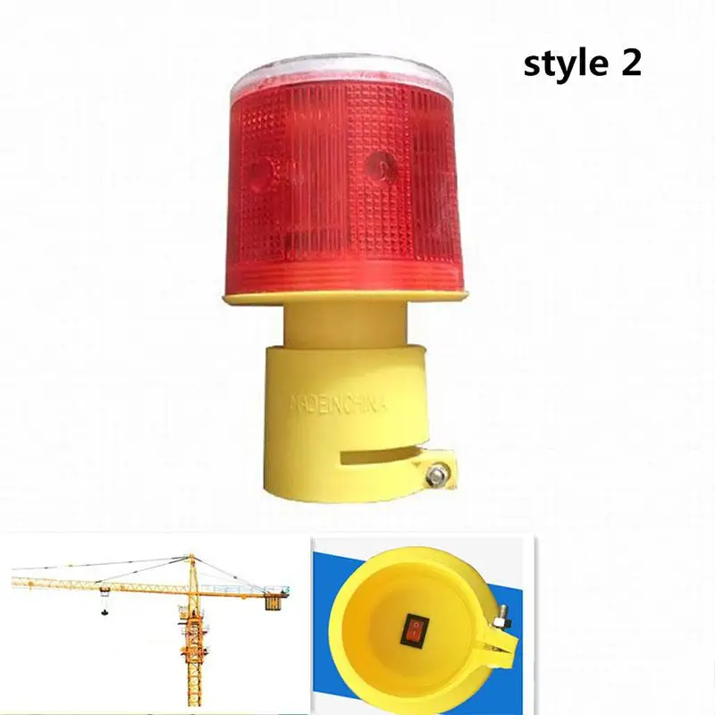 Studyset Solar LED Emergency Lamp Road Lighting Traffic Warning Light with Panel Battery Blinker for Outdoor | Освещение