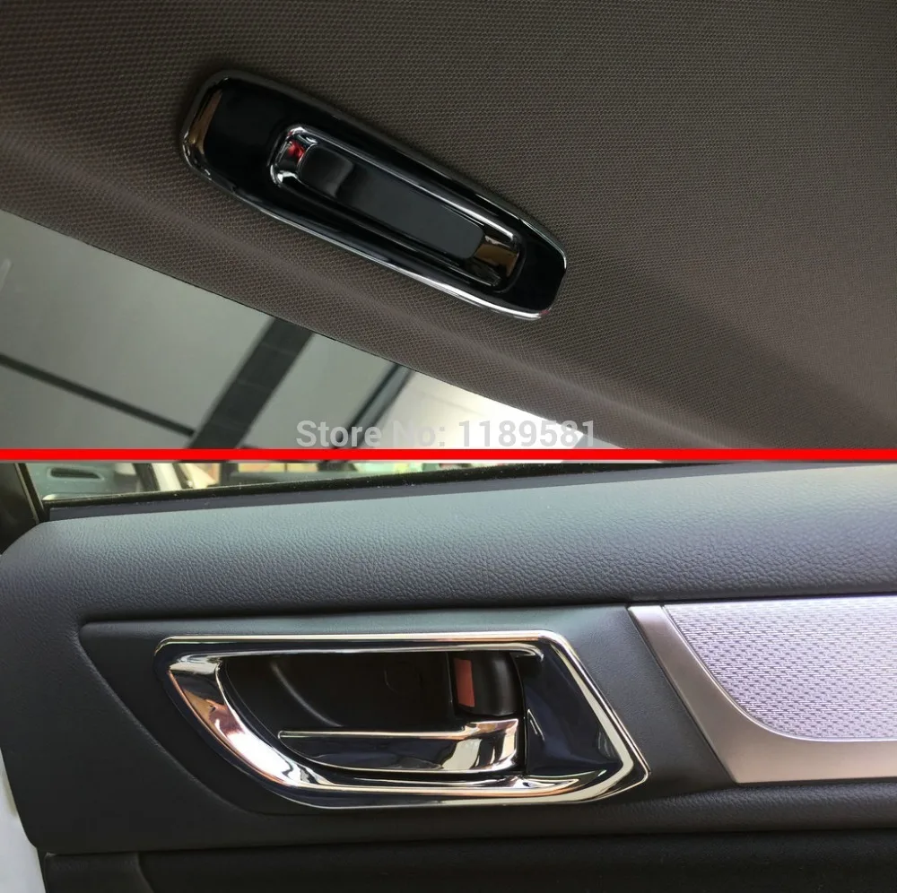 

For Subaru Outback 2015 2016 2017 ABS Chrome Interior Car Decoration Door Handle Cover Trim Molding