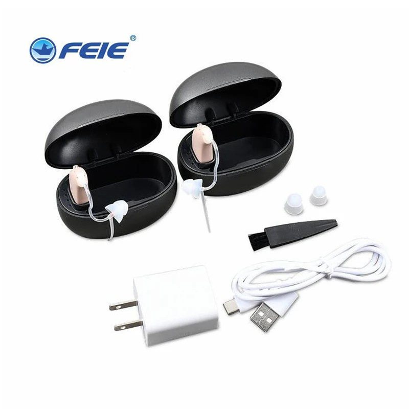 Цифровой слуховой аппарат Перезаряжаемый USB-усилитель звука Портативный