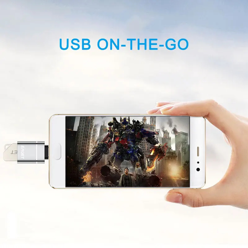EAGET USB C адаптер типа к 3 0 Thunderbolt Type-C OTG кабель для Macbook pro Air Samsung S10 S9 | Компьютеры и