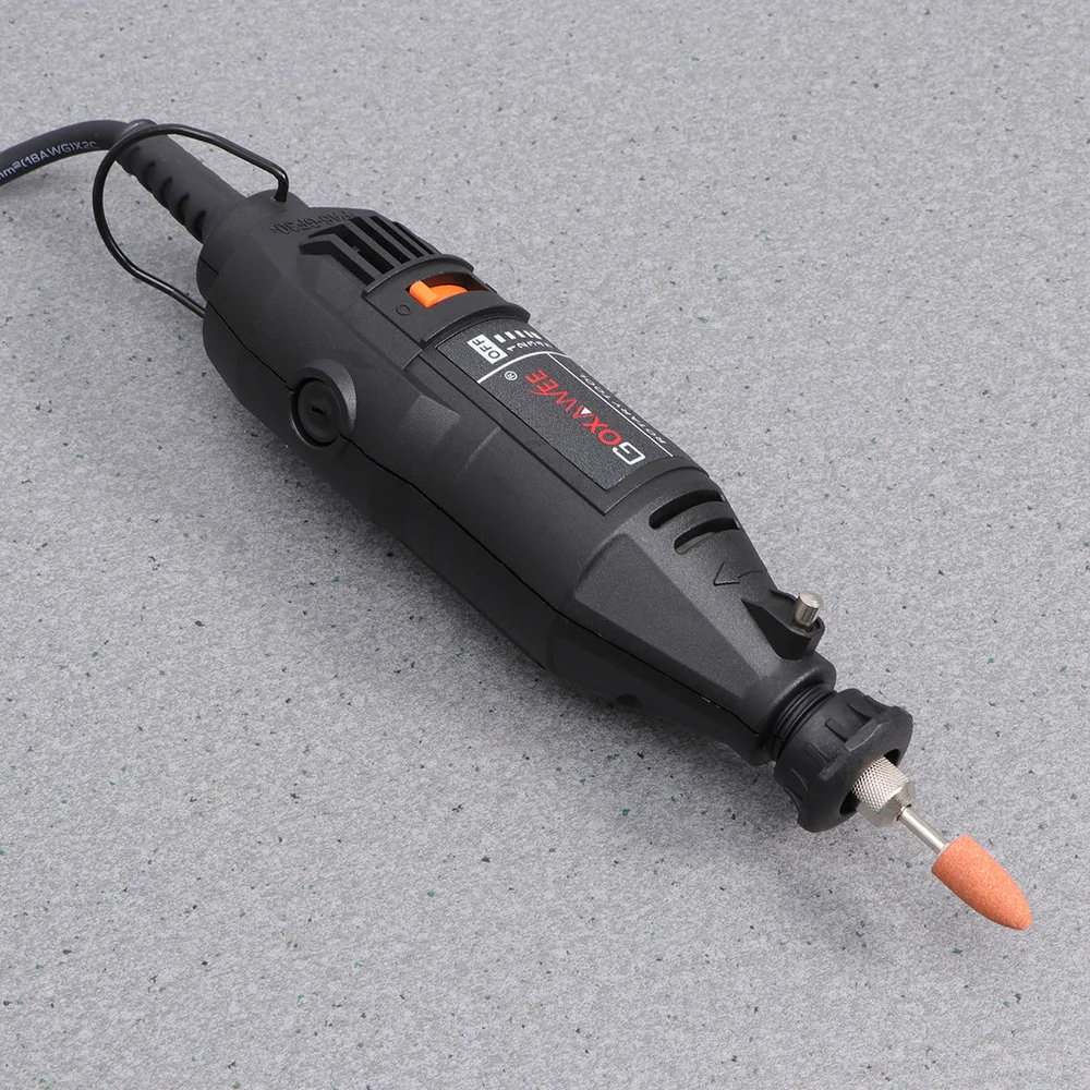 

6Pcs Professional Small Electric pen Polishing Machine DIY Engraving Pen Miniature Carving Pen with US Plug (Black)