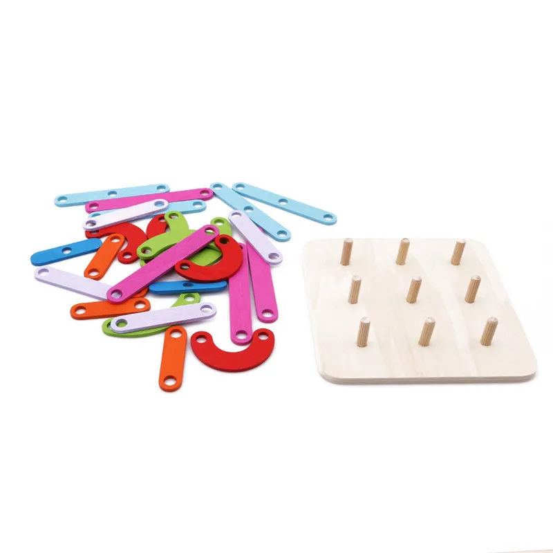 

Geometric Column Set Digital Number Alphabet Letter Chinese Shape Animal Wooden Puzzle Game Educational Toys Kids