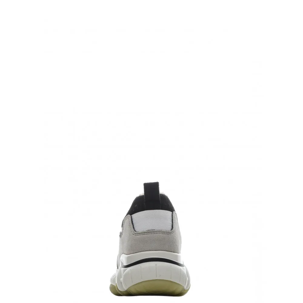 Женская обувь PATROL п/ботинки осень зима искусственная замша цвет белый/черный