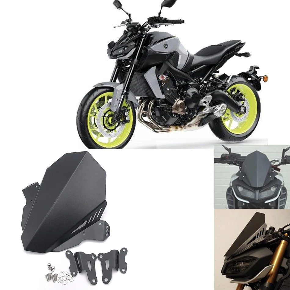 Для YAMAHA MT 09 FZ MT09 FZ09 2017 2018 2019 2020 Мотоцикл CNC алюминиевый сплав дефлектор лобовое