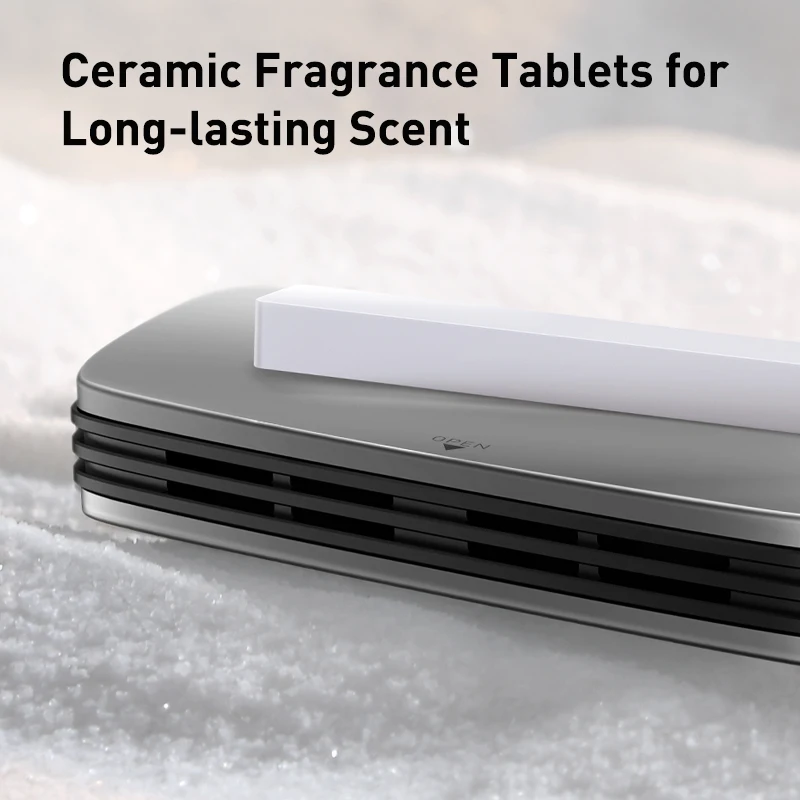 

USER-X Baseus Car Air Freshener Metal Ceramic Fragrance For Auto Interior Accessories Mini Reuse Car Diffuser Magnetic Perfume