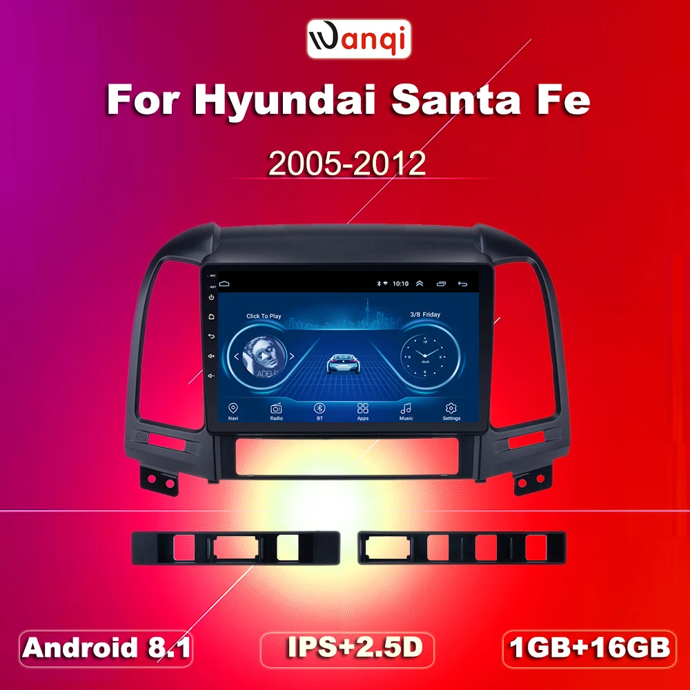 Автомобильный мультимедийный GPS навигатор Android 8 1 9 дюймов ГБ 16 радио стерео для