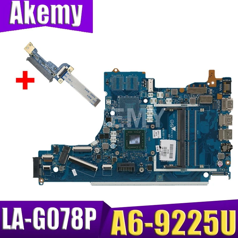 

Материнская плата AKemy 15 дБ 15 т-дБ для ноутбука For HP L20478-601 EPV51 LA-G078P CPU:A6-9225U DDDR4 100% ТЕСТ ОК