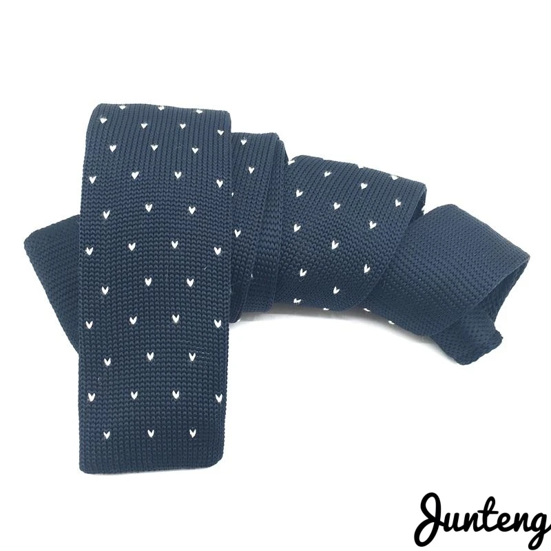 Бесплатная доставка Модный мужской вязаный галстук Тканые простые