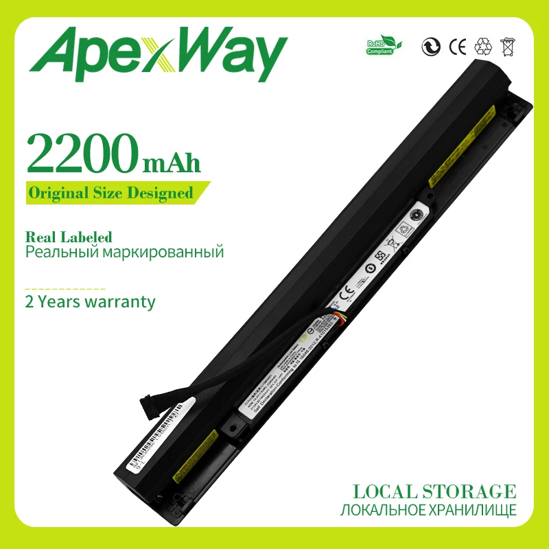 Apexway 14 4 V Аккумулятор для ноутбука Lenovo V4400 Ideapad 100 15IBD TianYi100 14IBD L15S4A01 L15L4A01