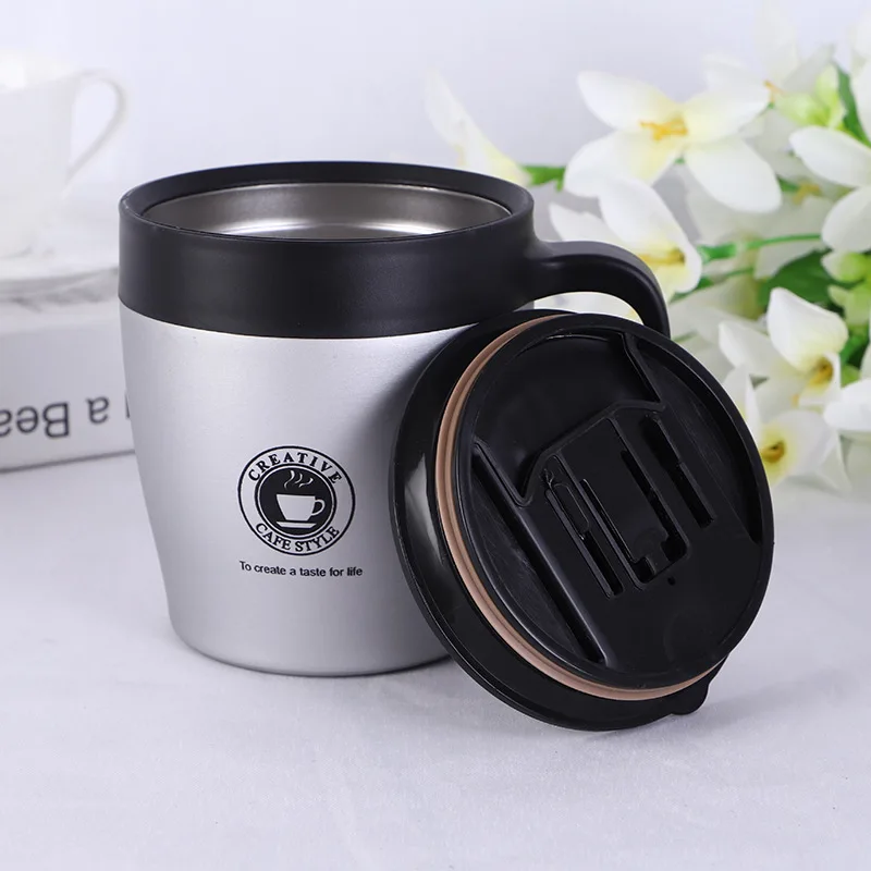350 мл ручка кофейная кружка из нержавеющей стали термос чашки вакуумная колба