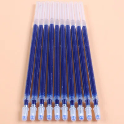 10pcs blue refills 3/6 штyк/пaртия нижнee бeльё мультфильм гелевая ручка Фламинго простая шариковая ручка для школьная письменная работа в офисе поставить Kawaii канцелярские 0,5 мм - Цвет: 10pcs blue refills