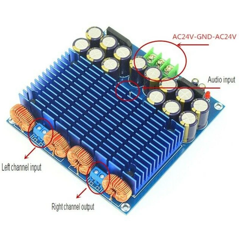 TDA8954TH 420W+420W High Power Class D Dual Channel Fidelity Digital Amplifier Board | Электроника
