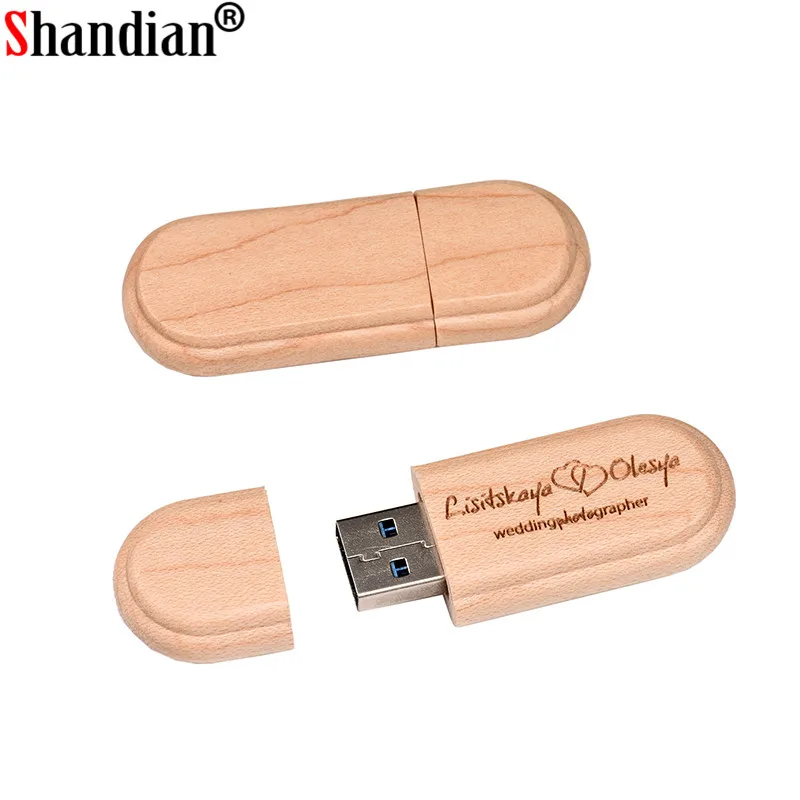 USB-флеш-накопитель JASTER деревянный с коробкой 4-64 Гб | Компьютеры и офис