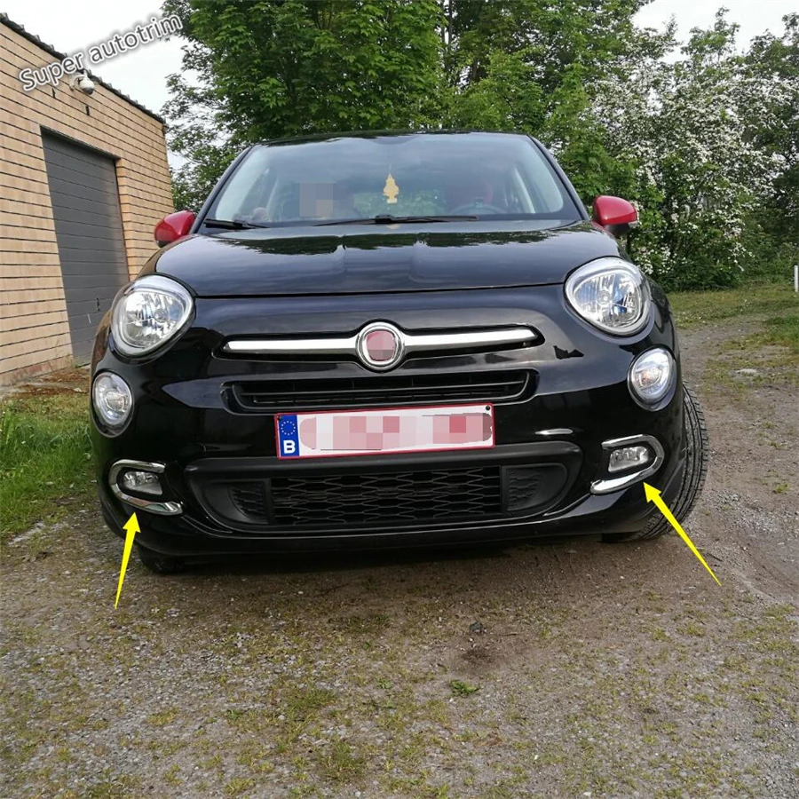 Хромированные блестящие передние противотуманные фары Lapetus лампы для век бровей