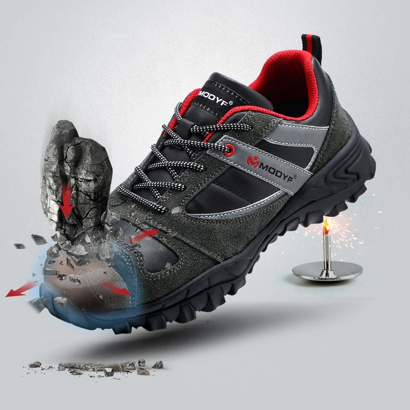 MODYF/Мужская Рабочая защитная обувь со стальным носком повседневная из