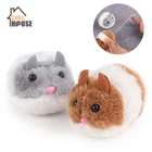 Игрушка-кошка Snailhouse, смешная Вибрирующая мышь, плюшевые мышки, подвижная мышка с заводным механизмом, маленькая Толстая мышка, товары для домашних животных