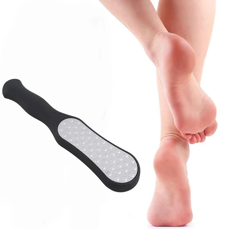 

1pc Grater For The Feet Heel File Foot Pedicure Rasp Remover Luxury Stainless Steel Foot Scrub Manicure Nail Tools
