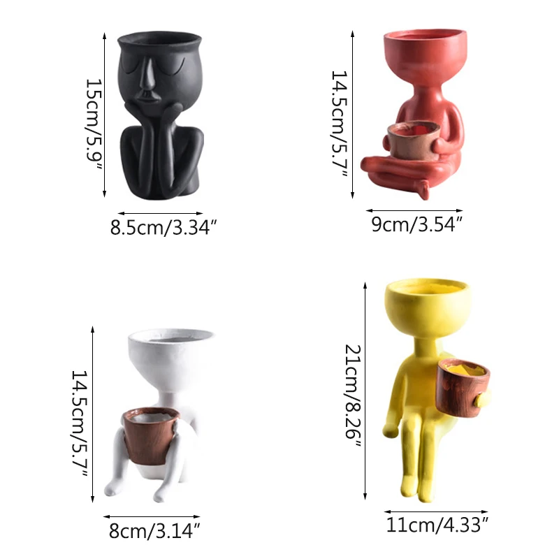 Strongwell керамические кукольные цветочные горшки держатель для суккулентных