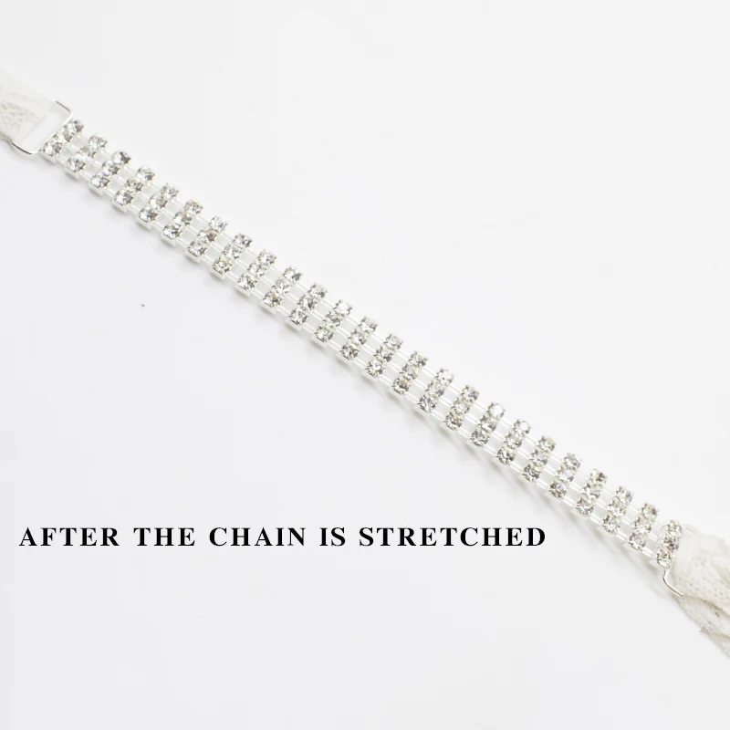 Аксессуары для бюстгальтера 2 шт. мм блестящие украшения купальников цепочка со