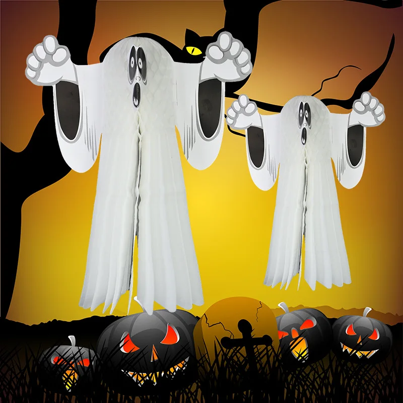 Гобелены для Хэллоуина с привидением барные повязки декорации изображением