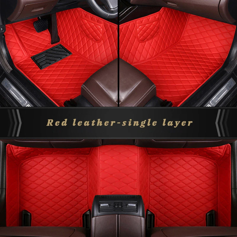

Red Car floor mats for suzuki swift jimny grand vitara vitara sx4 liana ignis celerio samurai accessories