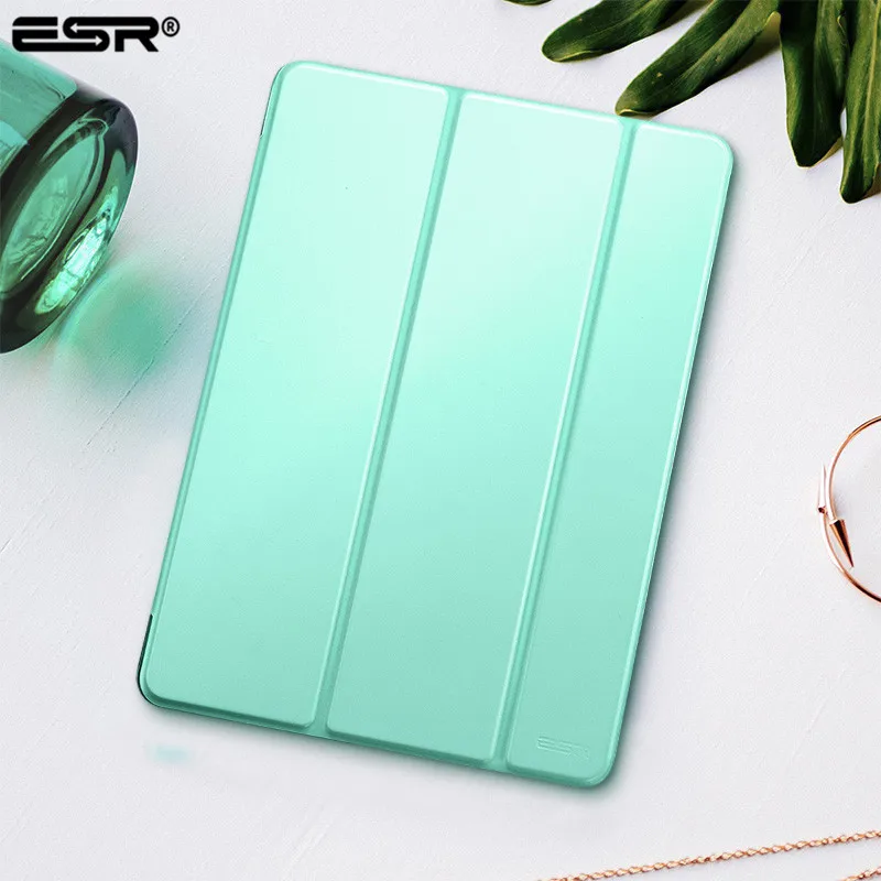 

Case for iPad 9.7 2017 Cover, ESR Yippee Color PU Leather+Ultra Slim Light Weight PC Smart Back Cover Case for New iPad 2018