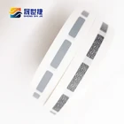 Shengshijie, 1000 шт.рулоны, наклейки от царапин, 4x16 мм, ярлык, серыйволнистый для обложки, карточки, свадебной вечеринки