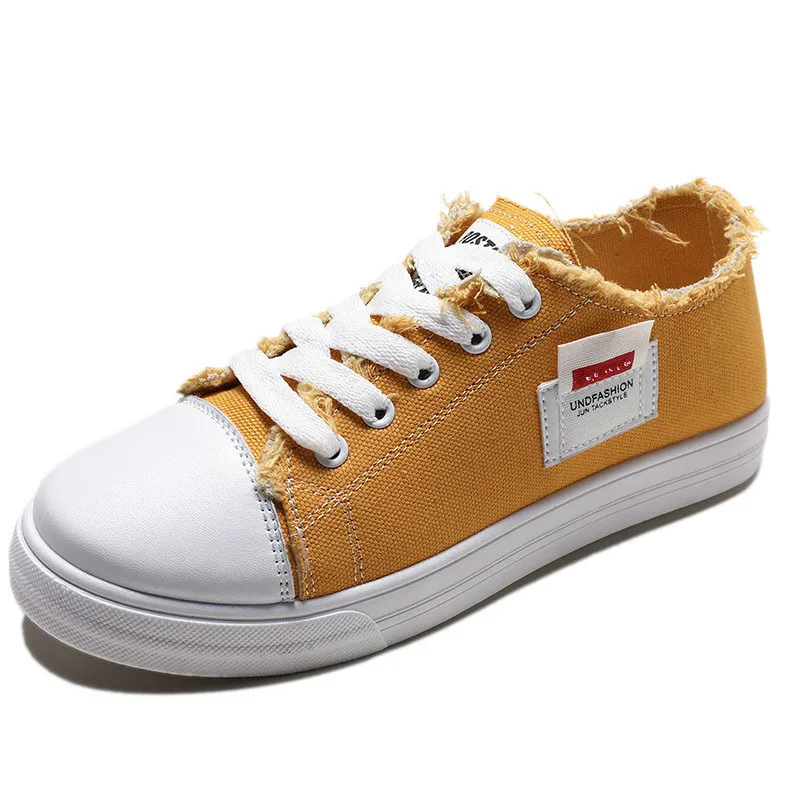 Осень-зима 2020 Новые Белые Повседневные кроссовки на плоской подошве Женская