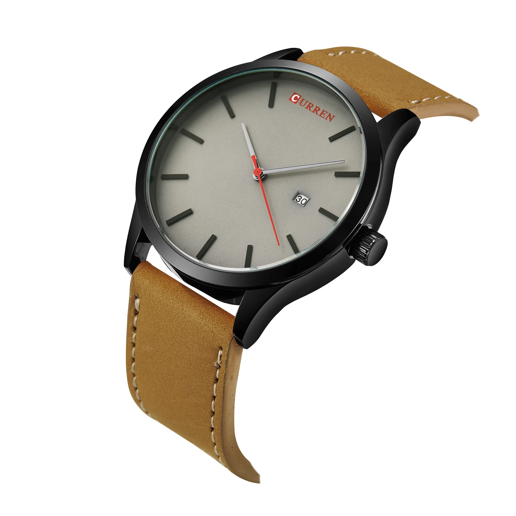 

CURREN Top Brand Leather Strap Quartz Watch Newest Design Wristwatch Reloj Deportivo Hombre Clock Waterproof Military Watches