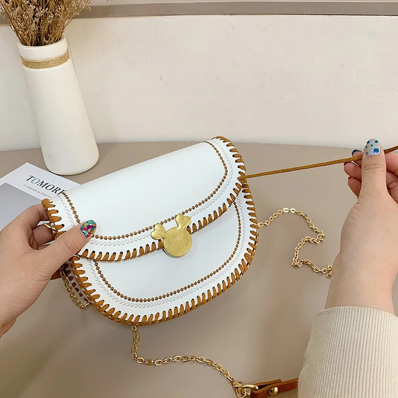 

DIY Hand-woven Bag Messenger Bag Hand-stitched Self-made Material Shoulder Bag Simple and Cute Ladies Leather Bag Handmade Gifts