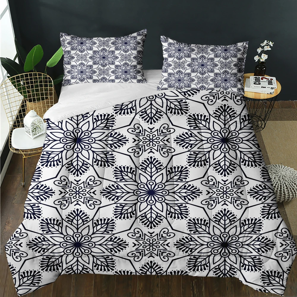 

3D Print Fashion Bohemian Mandala Customize Modern Quilt Super Comforter Soft Quilting Suitable For Adult Home Bedroom Decor